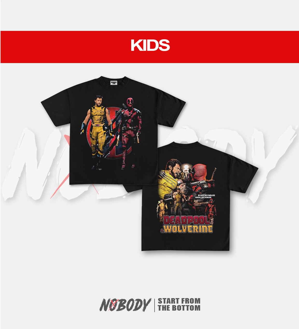 DEADPOOL & WOLVERINE GRAPHIC T-SHIRT 1.0  - KIDS