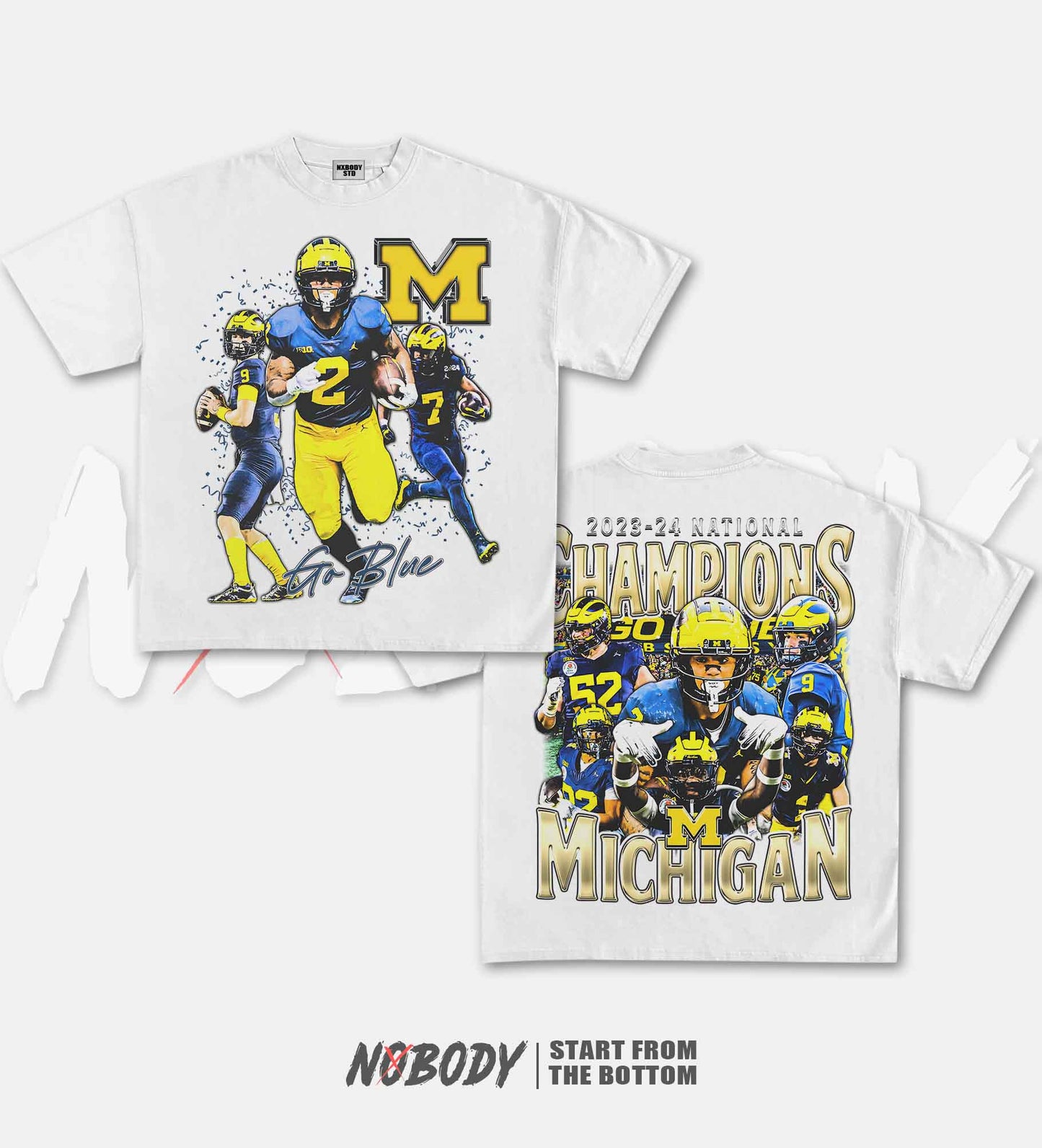 2023-24 NATIONAL CHAMPS MICHIGAN GRAPHIC T-SHIRT 1.0