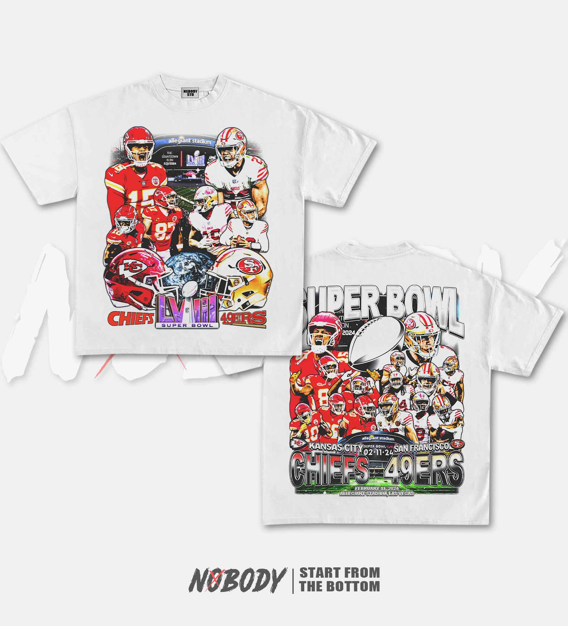 SUPER BOWL LVIII GRAPHIC T-SHIRT 1.0