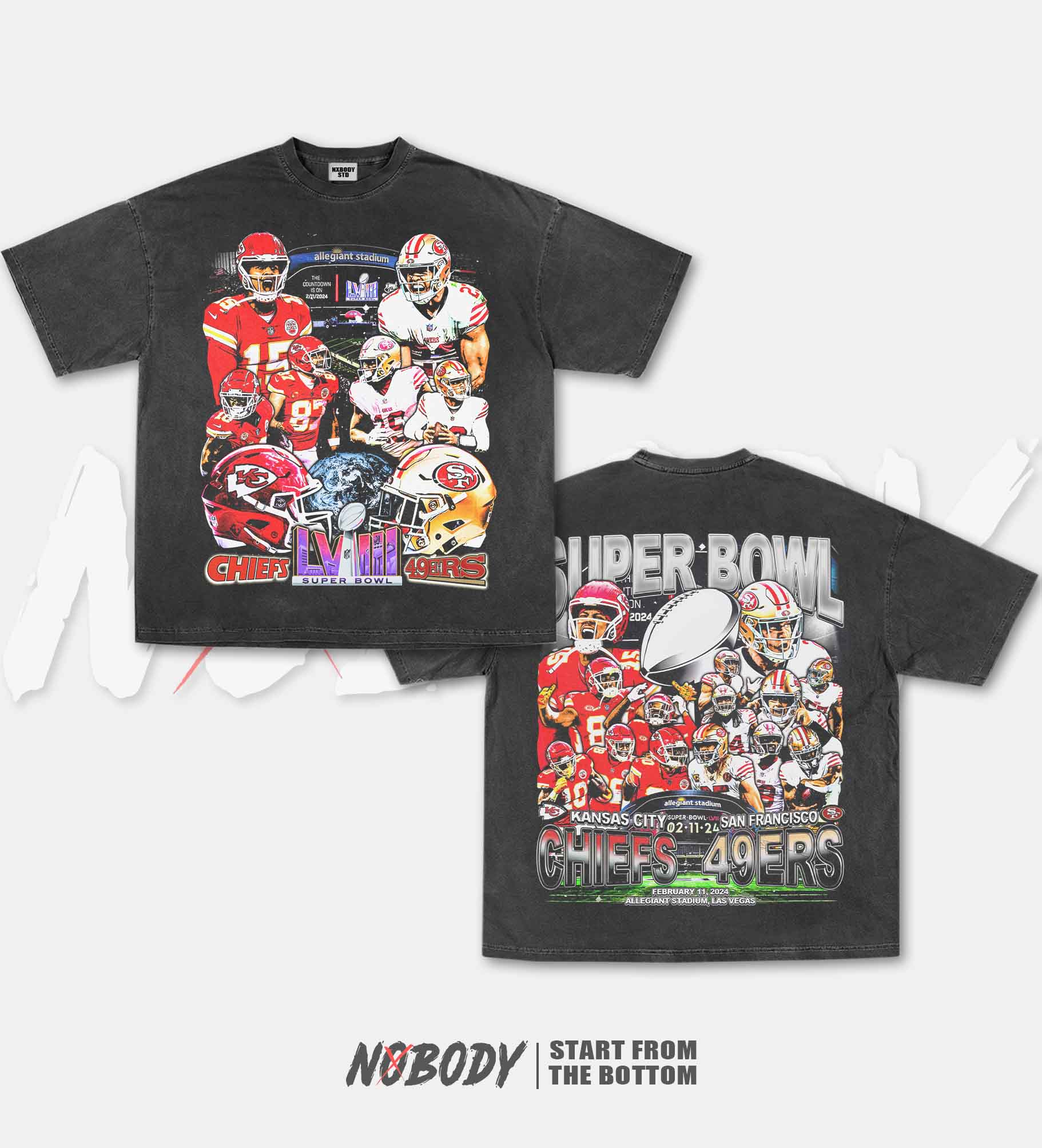 SUPER BOWL LVIII GRAPHIC T-SHIRT 1.0