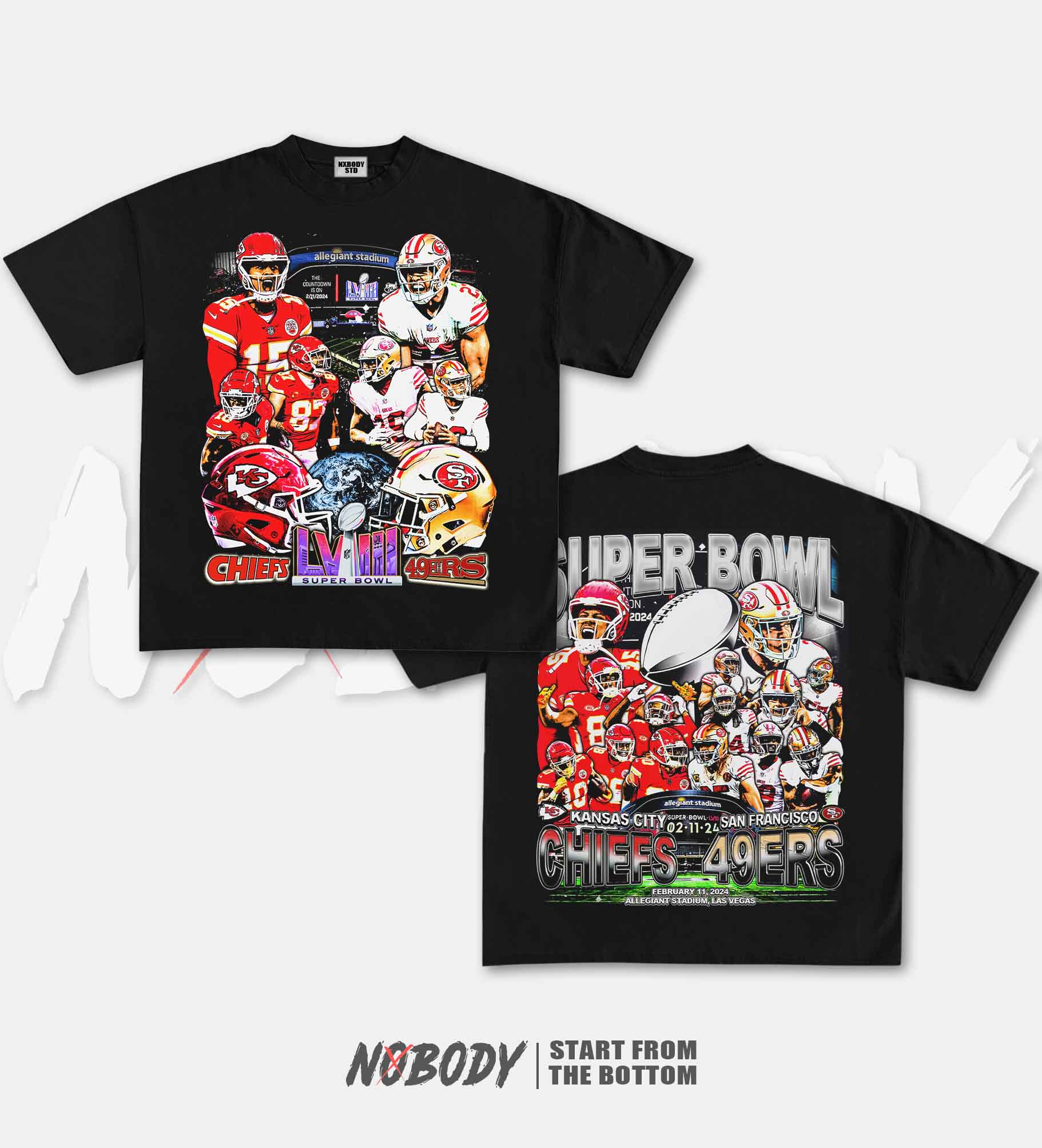 SUPER BOWL LVIII GRAPHIC T-SHIRT 1.0