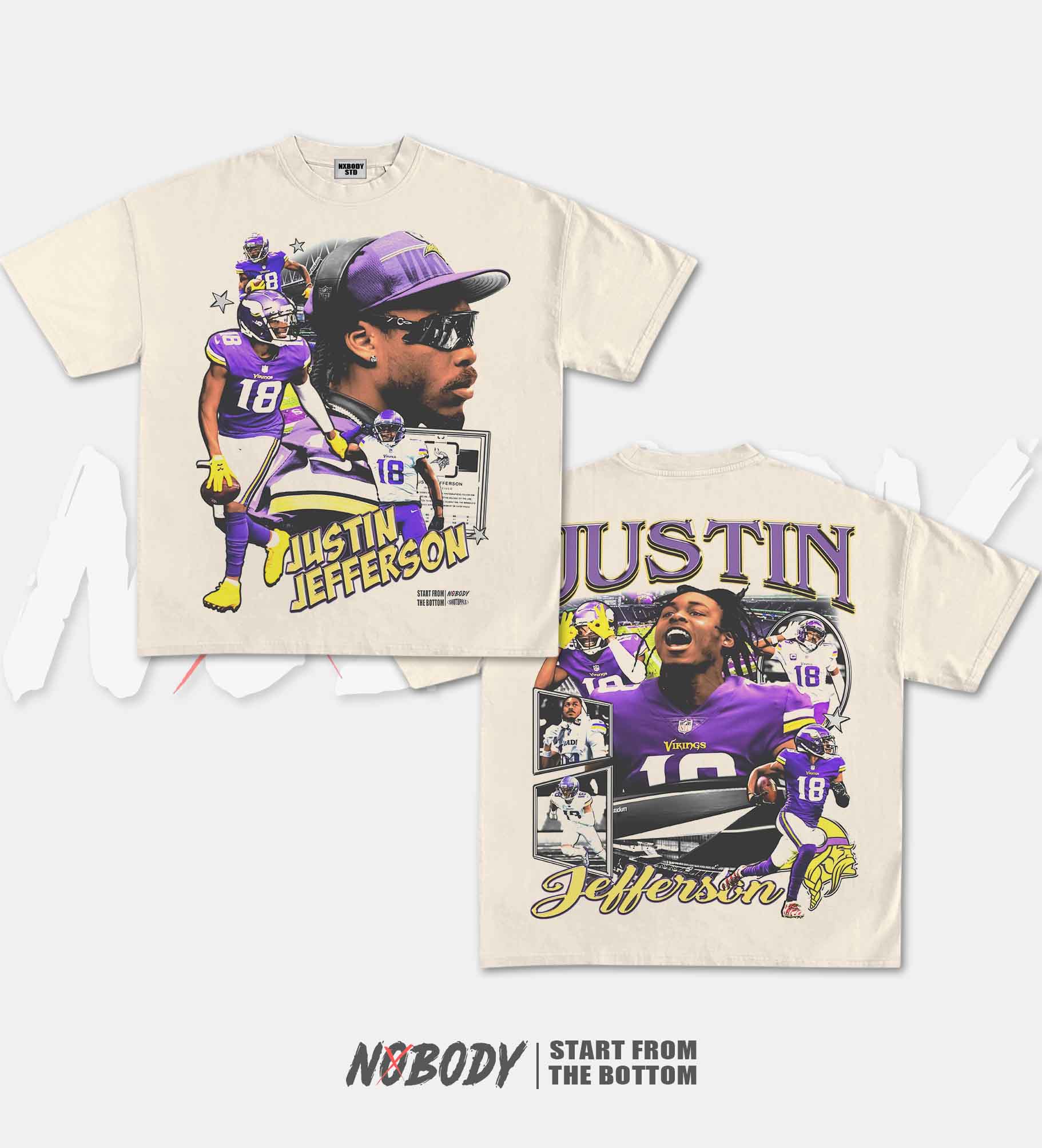 JUSTIN JEFFERSON GRAPHIC T-SHIRT 1.2