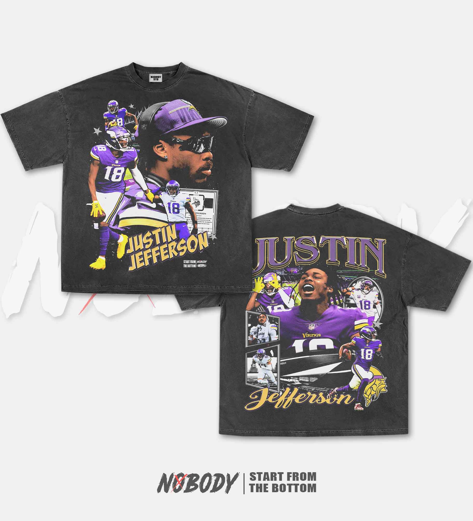 JUSTIN JEFFERSON GRAPHIC T-SHIRT 1.2