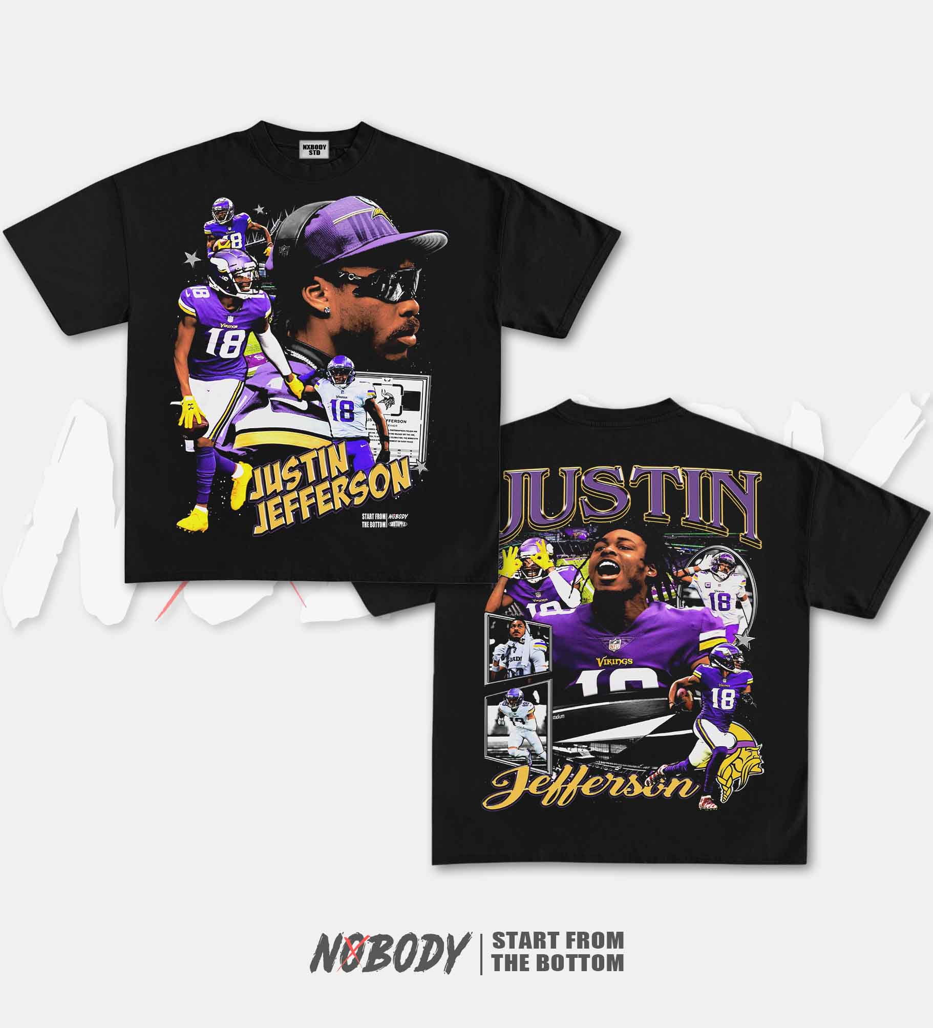 JUSTIN JEFFERSON GRAPHIC T-SHIRT 1.2