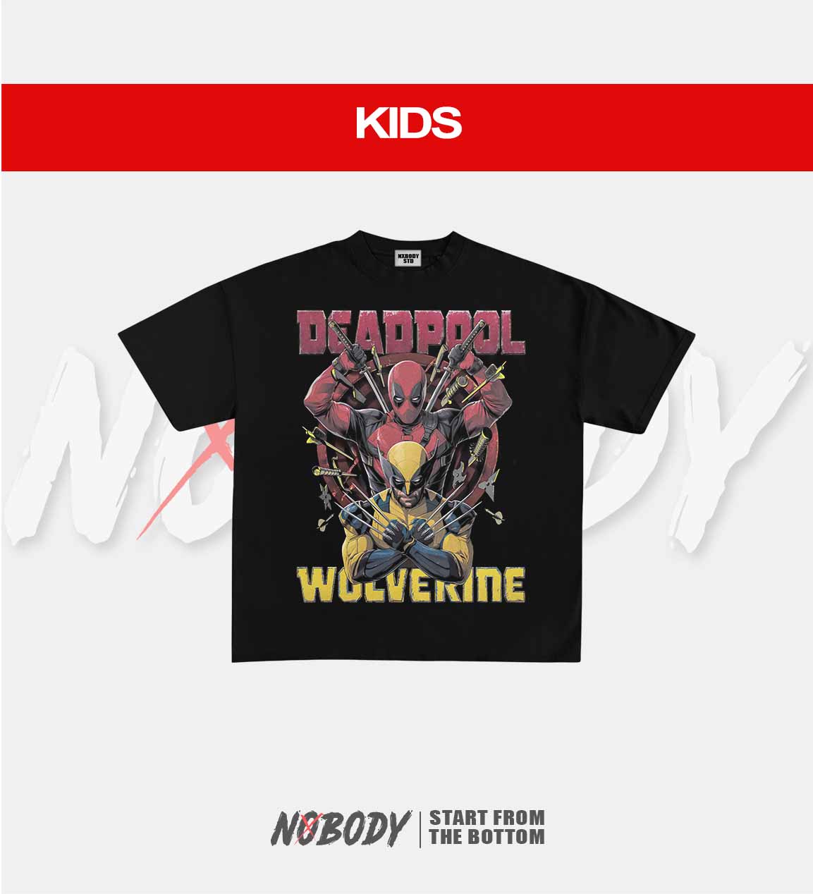 DEADPOOL & WOLVERINE GRAPHIC T-SHIRT 1.1  - KIDS