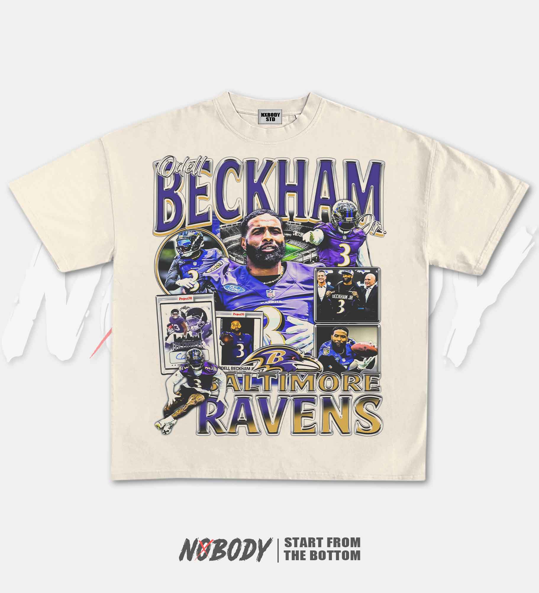 ODELL BECKHAM JR RAVENS T-SHIRT 1.0