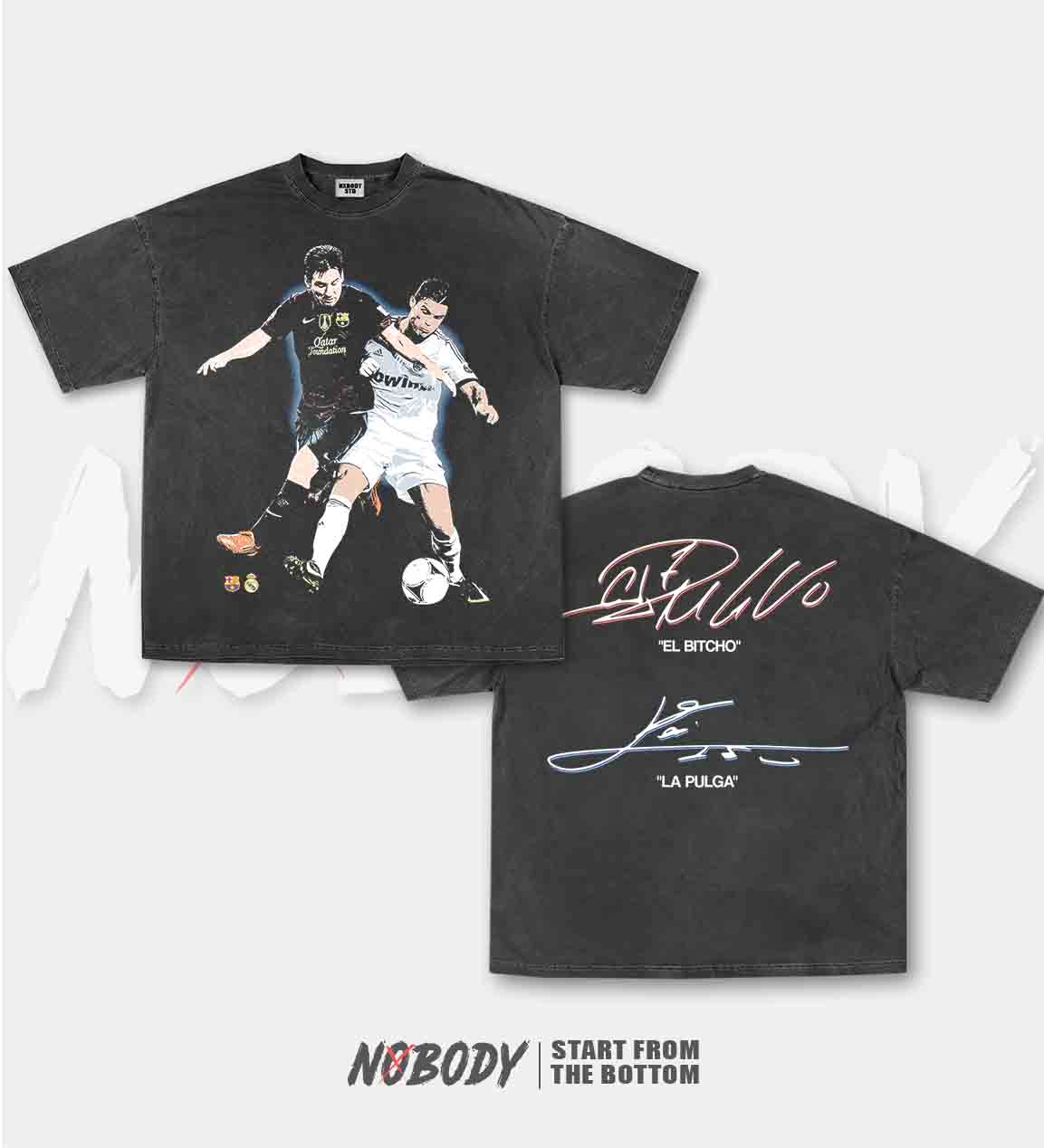 Lionel Messi& Cristiano Ronaldo GRAPHIC TEE 1.0