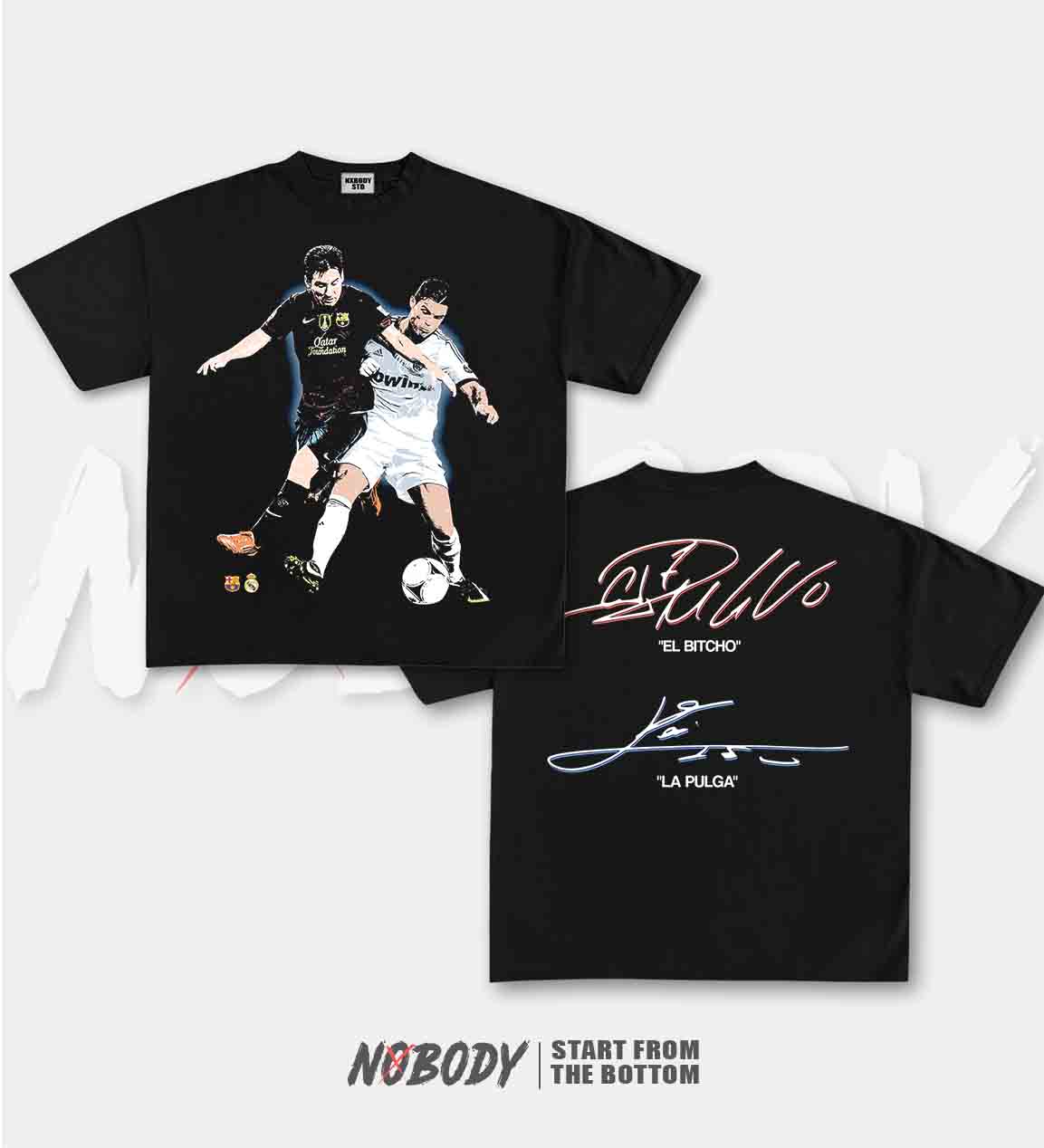 Lionel Messi& Cristiano Ronaldo GRAPHIC TEE 1.0