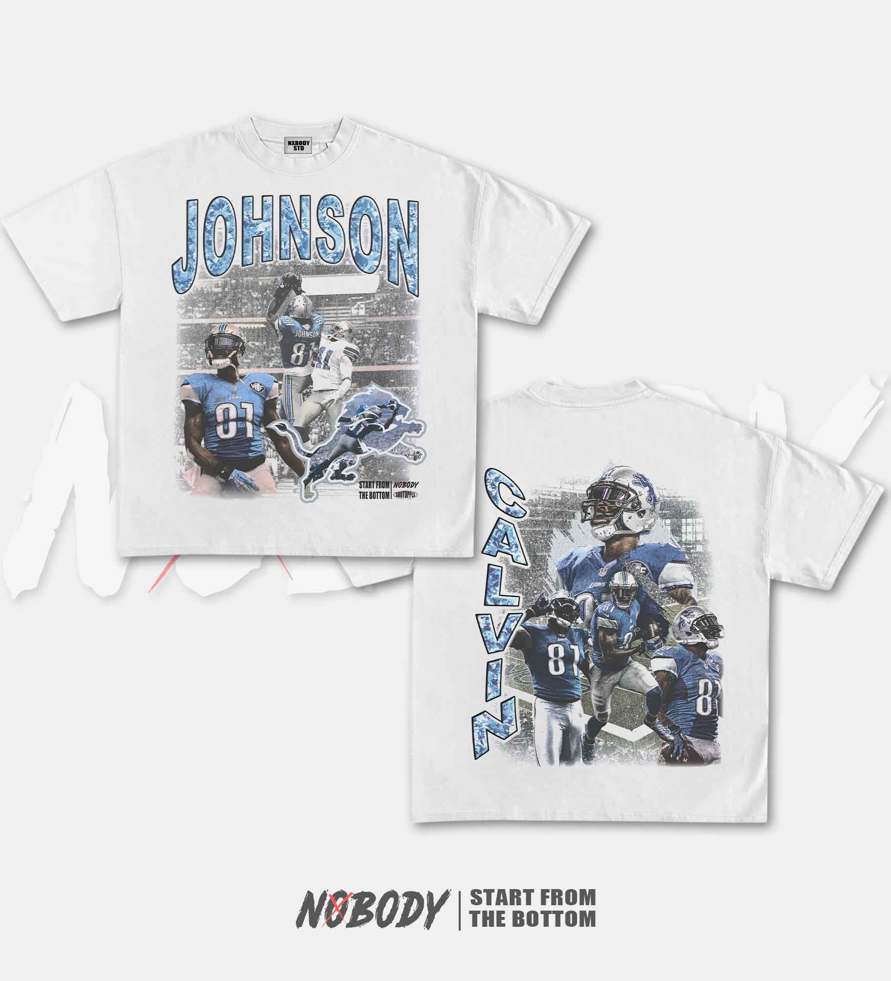 CALVIN JOHNSON GRAPHIC TEE 1.0