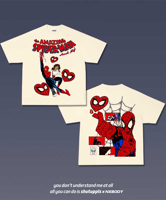 SPIDER MAN & MJ GRAPHIC TEE 9.6