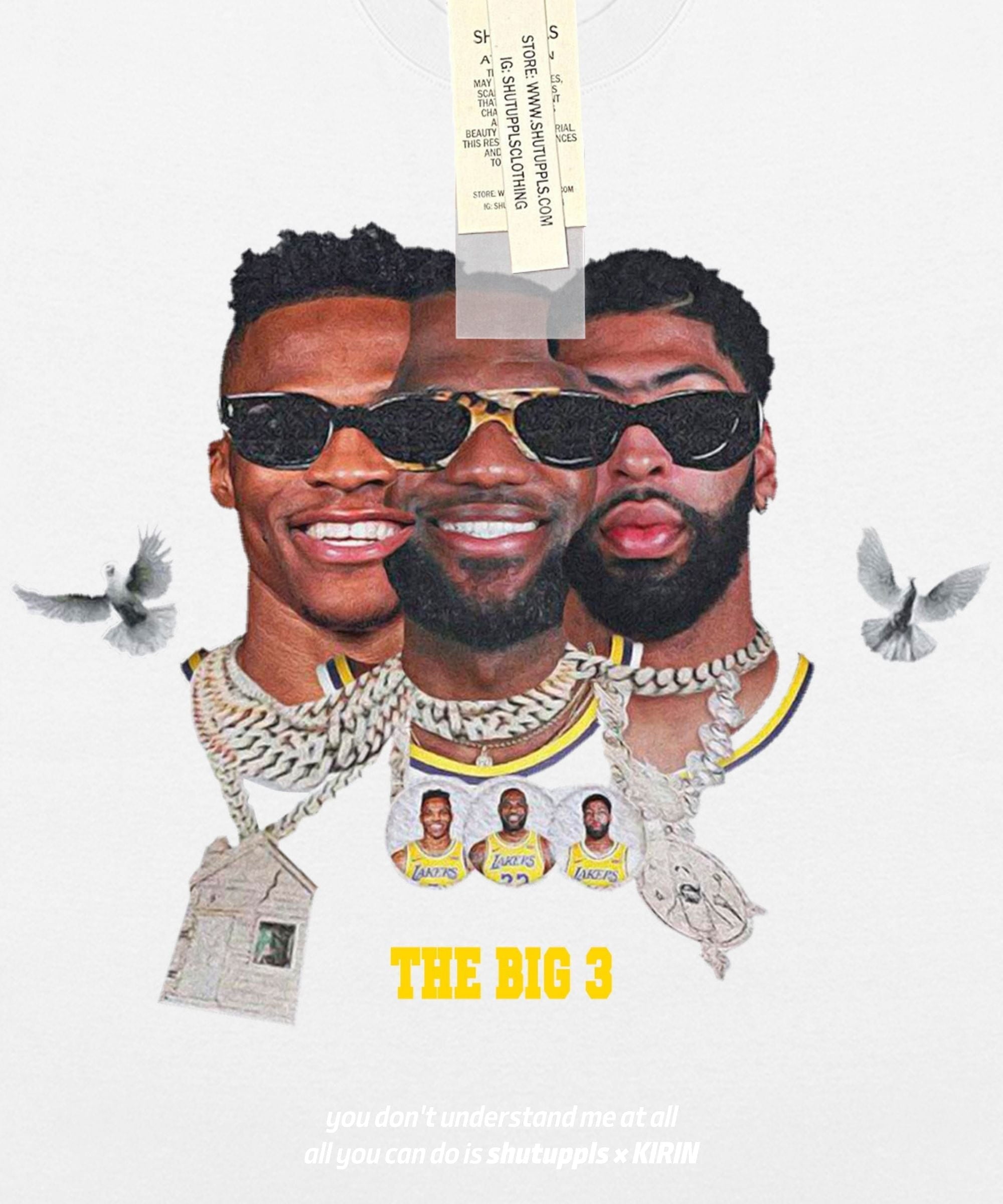 SHUTUPPLS LAKERS BIG3 JAMES/DAVIS/WEST