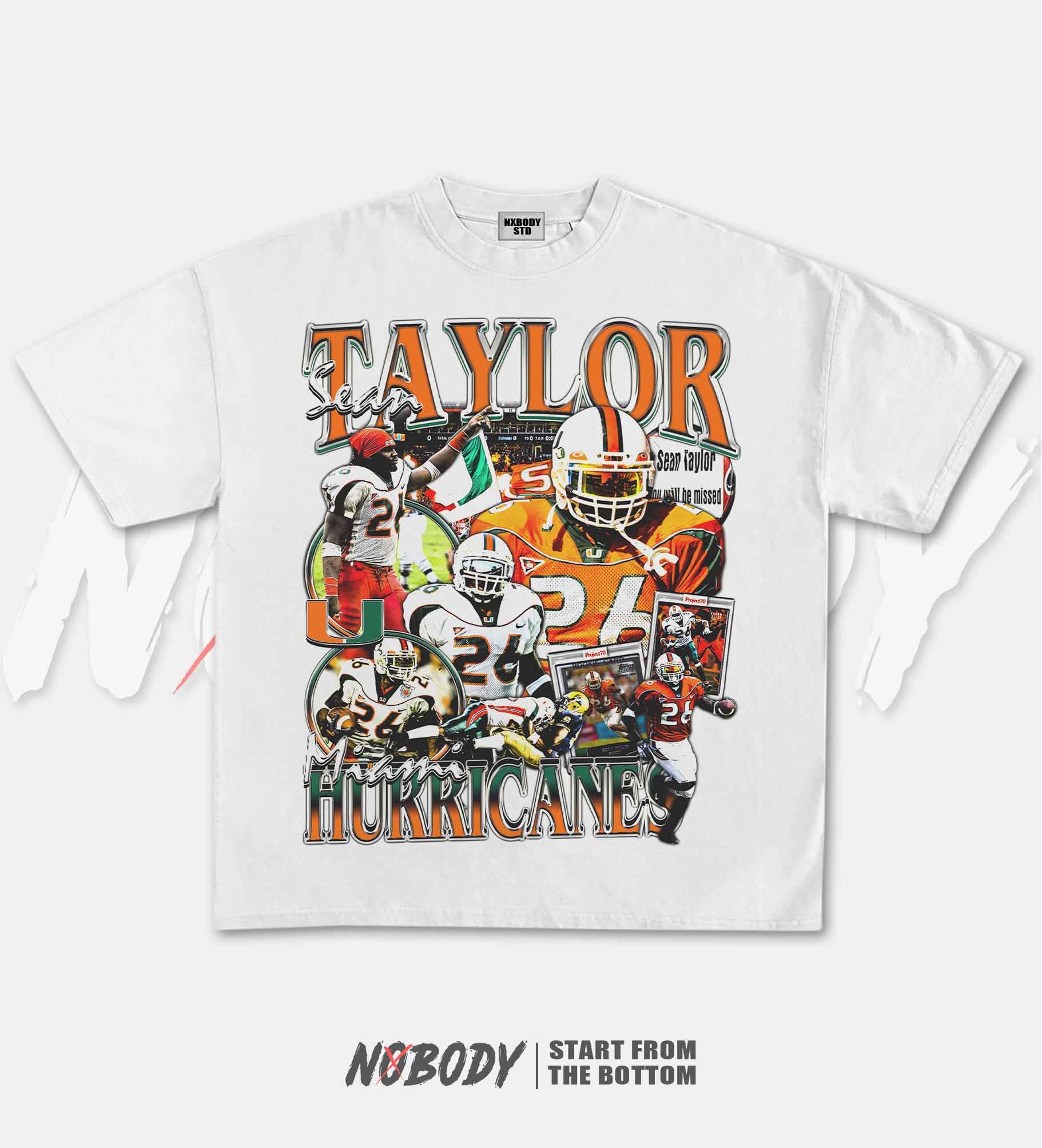 SEAN TAYLOR MIAMI GRAPHIC T-SHIRT 1.0