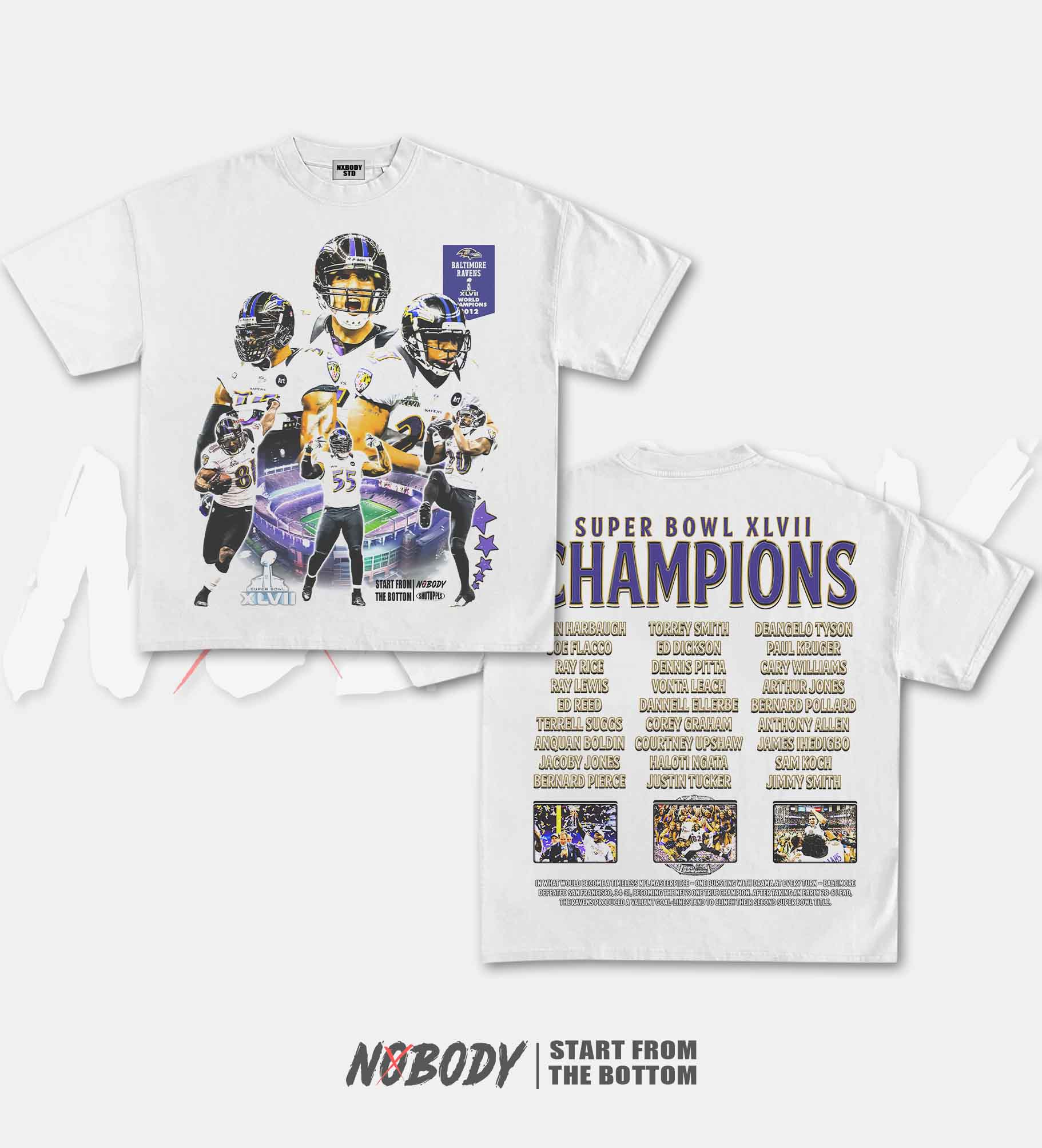 SUPER BOWL XLVII CHAMPS - RAVENS T-SHIRT 1.0