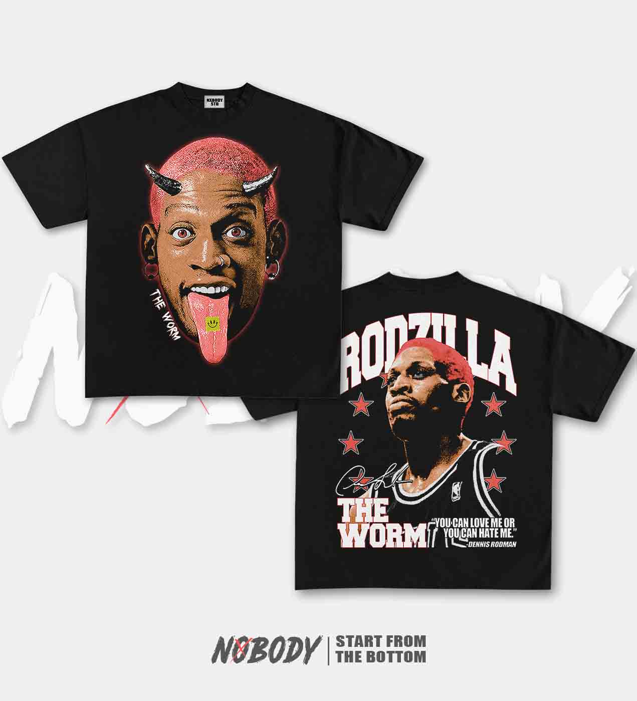 DENNIS RODMAN GRAPHIC T-SHIRT 1.9