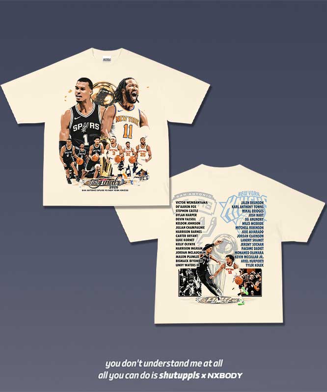 2026 SPURS VS KNICKS TEE 1.0