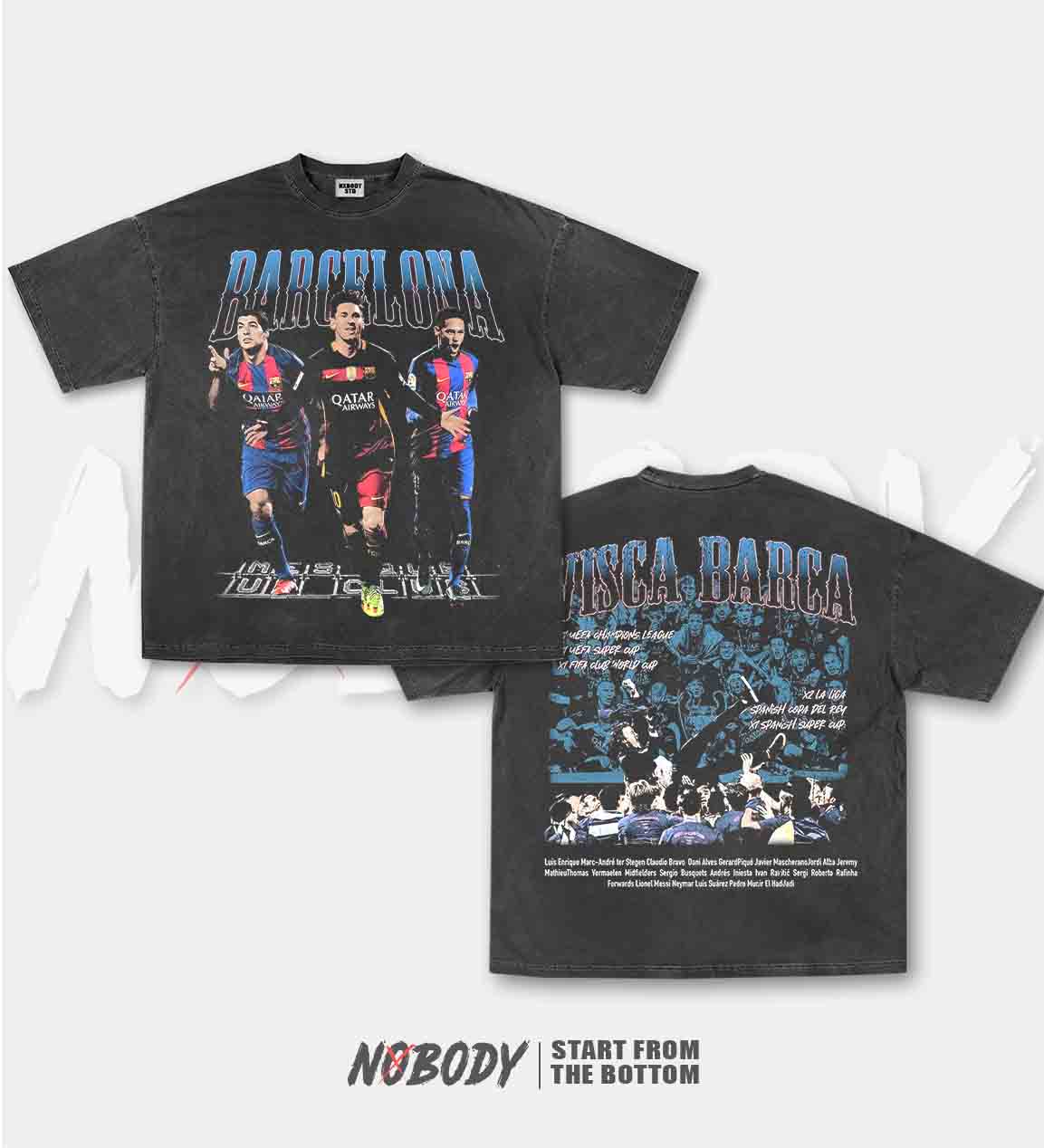 Lionel Messi & Neymar & Suarez GRAPHIC TEE 1.1
