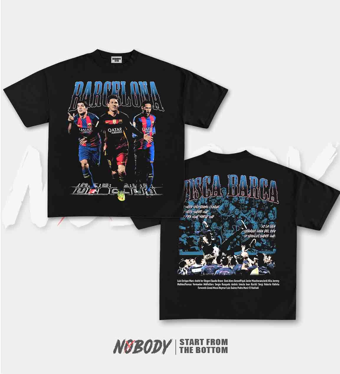 Lionel Messi & Neymar & Suarez GRAPHIC TEE 1.1
