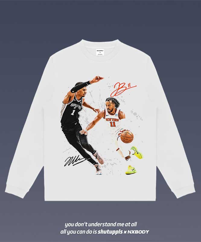 WEMBY VS JALEN BRUNSON LONG SLEEVES 1.0
