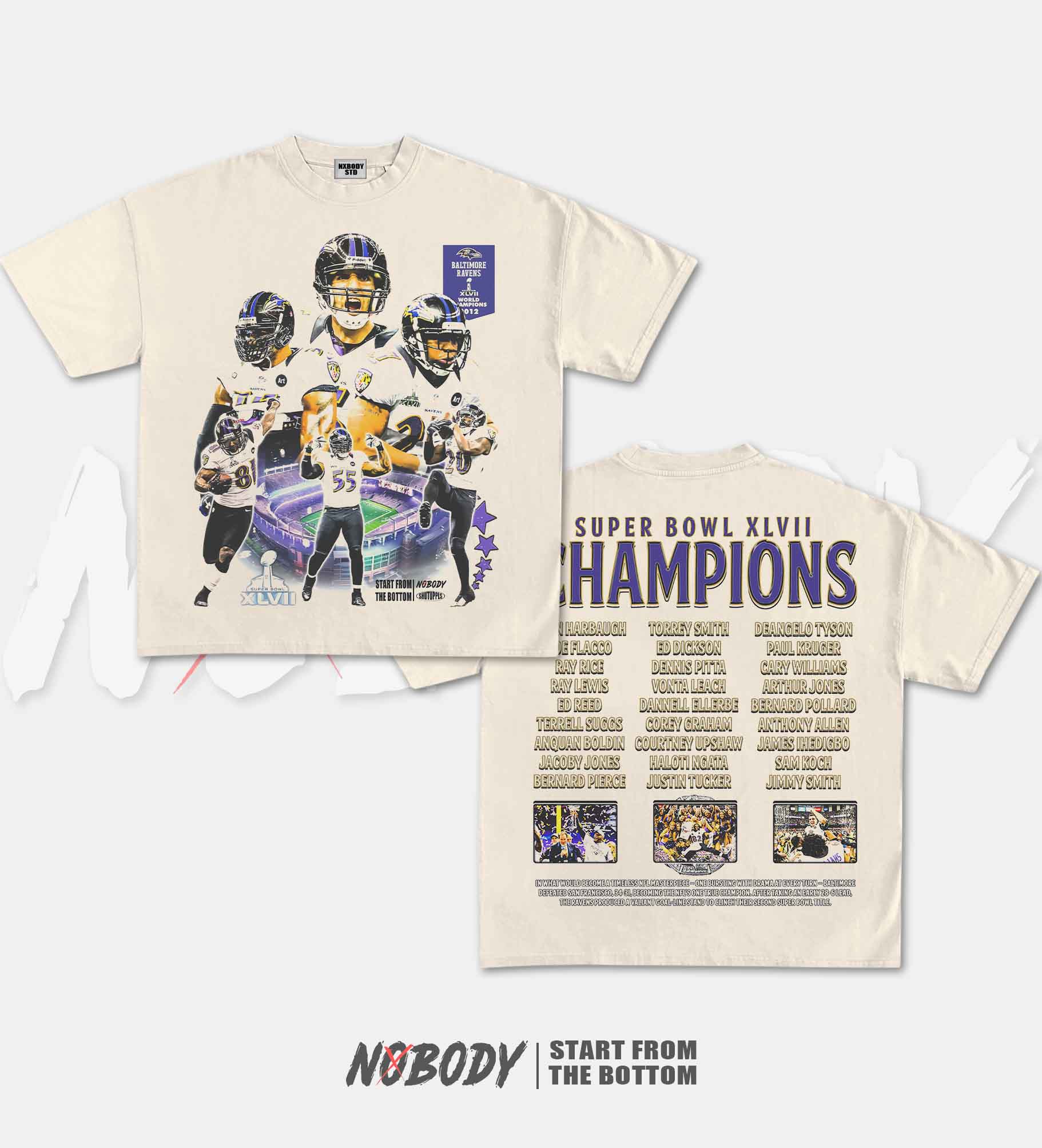 SUPER BOWL XLVII CHAMPS - RAVENS T-SHIRT 1.0