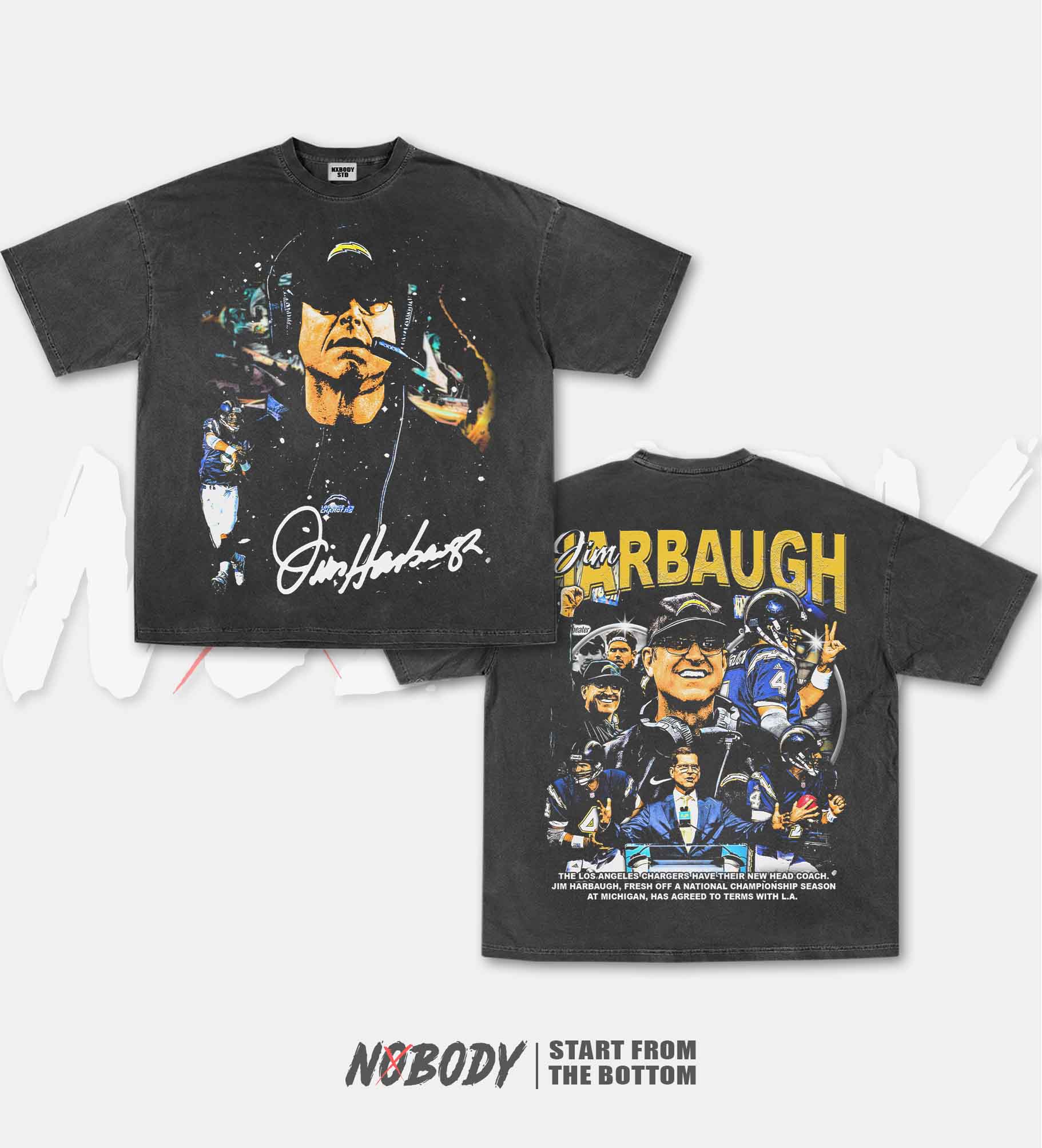 JIM HARBAUGH GRAPHIC T-SHIRT 1.0