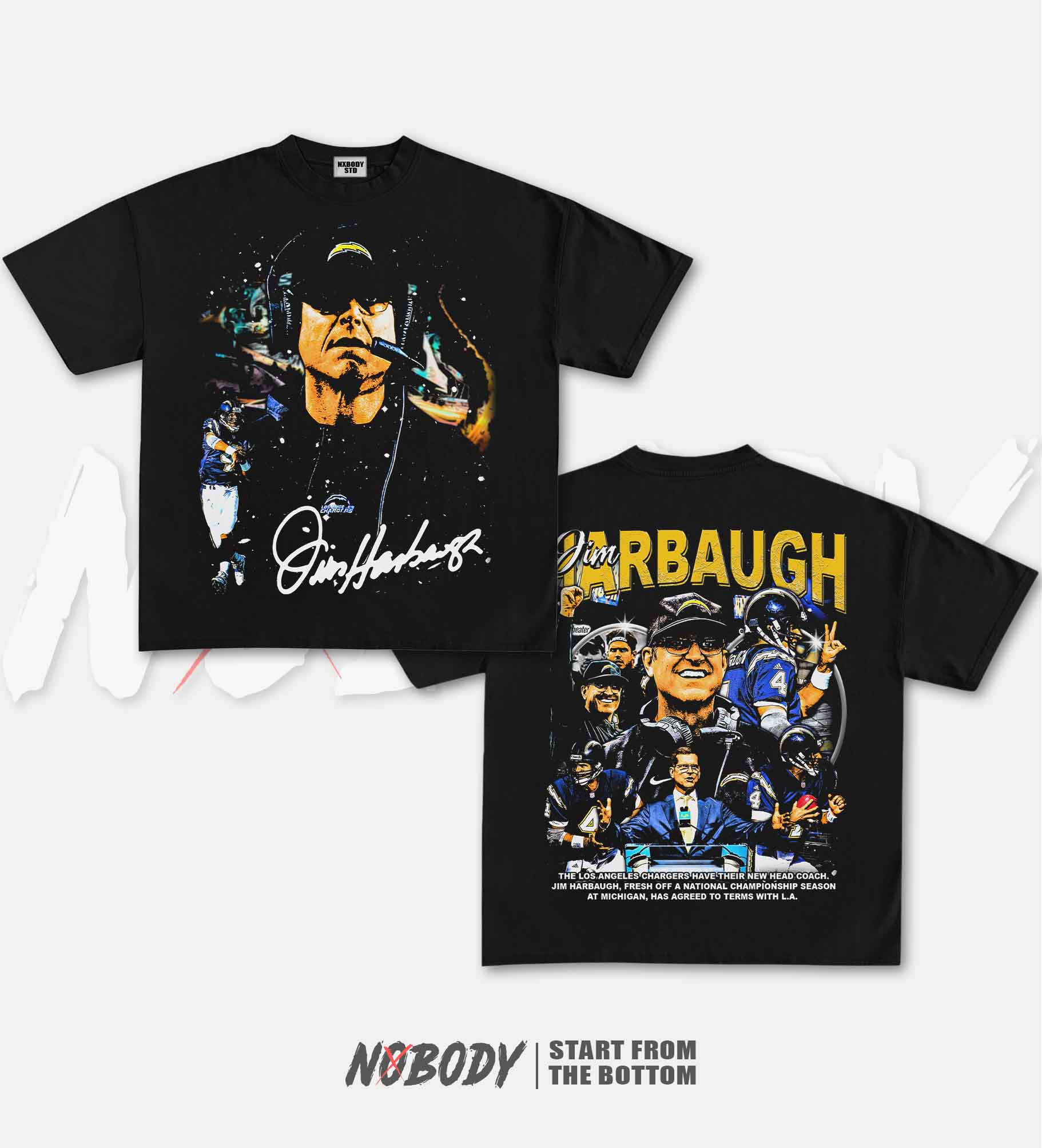 JIM HARBAUGH GRAPHIC T-SHIRT 1.0