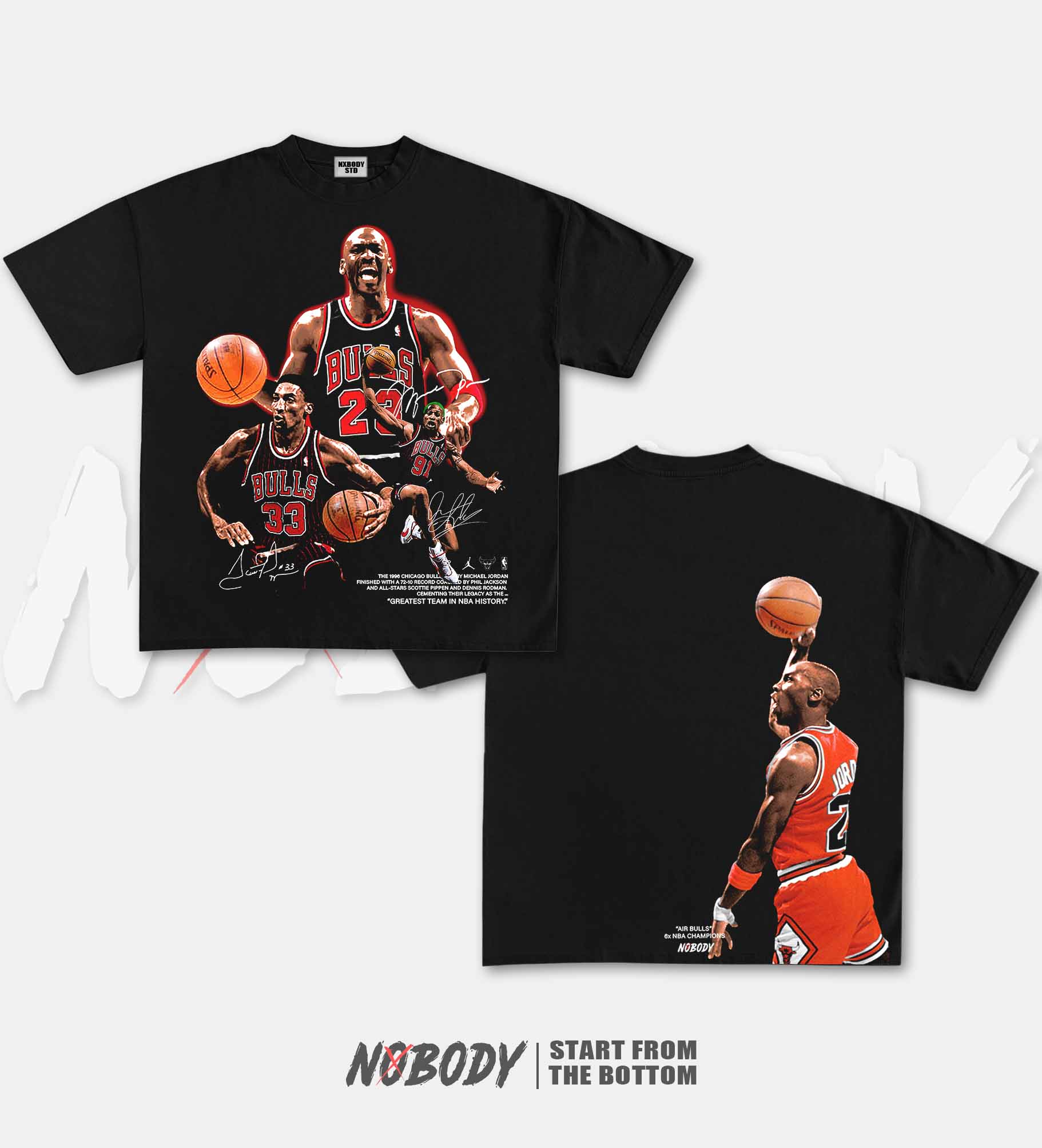 CHICAGO BULLS JORDAN&DENNIS GRAPHIC T-SHIRT 1.0 - KIDS