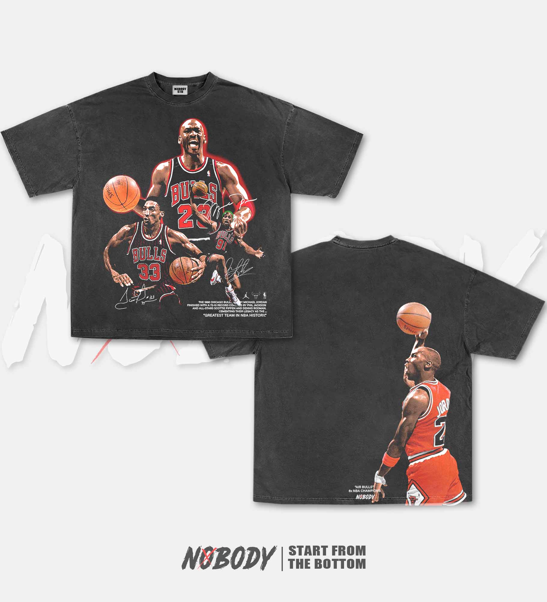 CHICAGO BULLS JORDAN&DENNIS GRAPHIC T-SHIRT 1.0 - KIDS