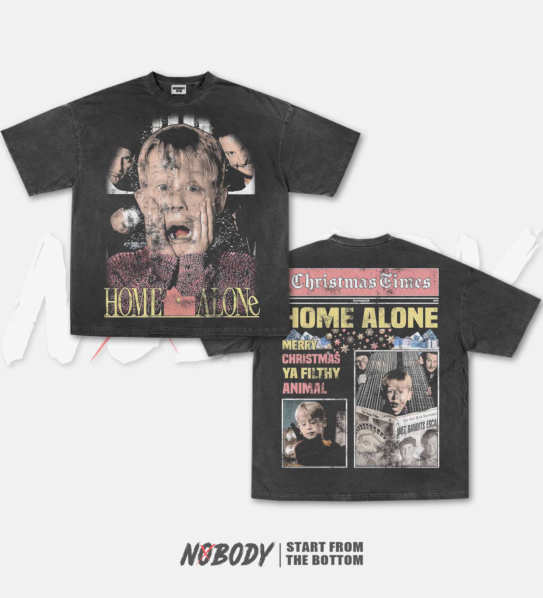 HOME ALONE CHRISTMAS GRAPHIC T-SHIRT 1.0